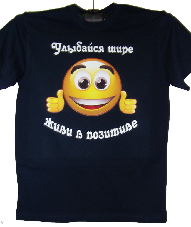образец готовой футболки
